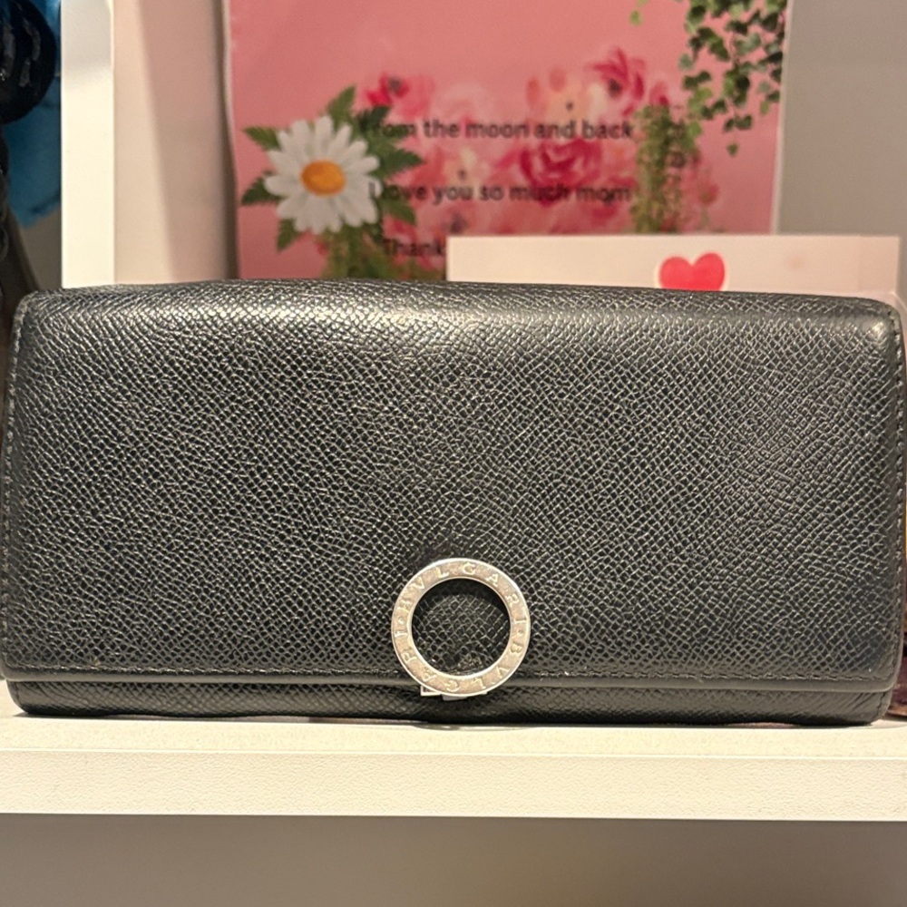 Bulgari Long Leather Wallet